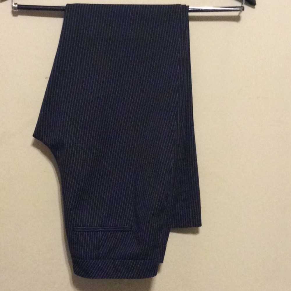 WORTHINGTON PETITE MODERN FIT BLACK PLAID PANTS